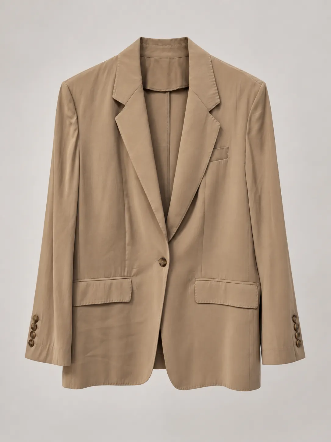 Blazer camel fluida
