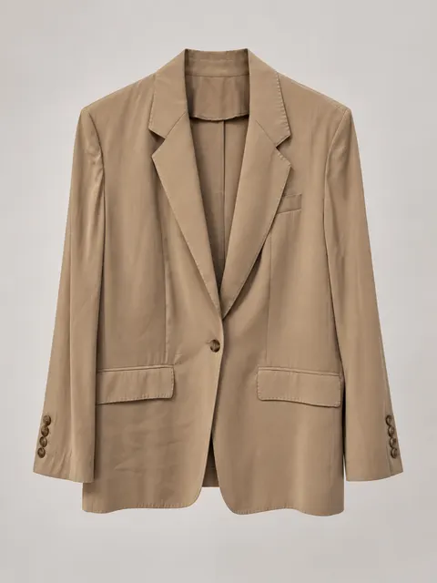Blazer camel fluida